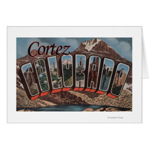 Cortez, Colorado - Large Letter Scenes