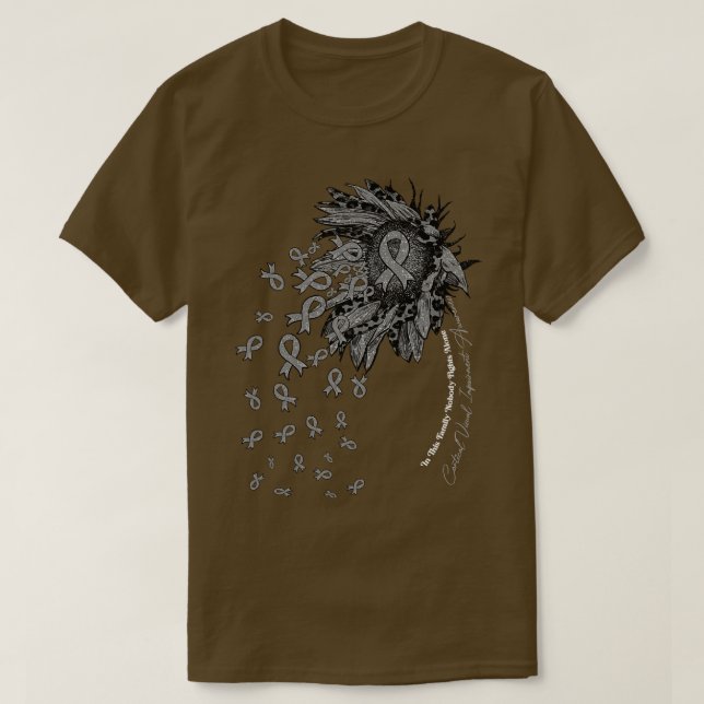 Cortical Visual Impairment Awareness sunflower nob T-Shirt (Design Front)