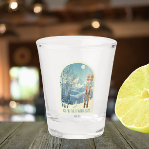 Cortina d’Ampezzo Italy vacation shot glass