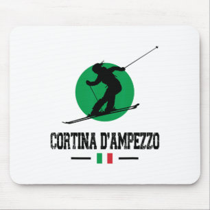 Cortina D'ampezzo Italy Ski Resort Alps Italian Sk Mouse Pad
