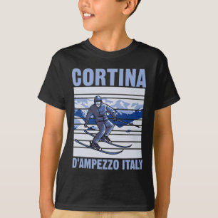 Cortina D'ampezzo Italy Ski T-Shirt