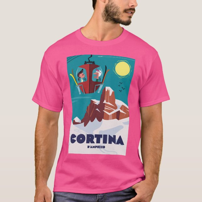 Cortina D'Ampezzo Poster T-Shirt (Front)