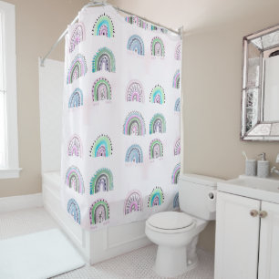 Cortina de Baño Escandinava Arcoíris Shower Curtain