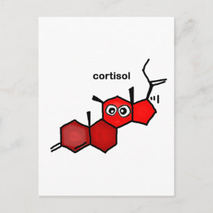 Cortisol Postcard