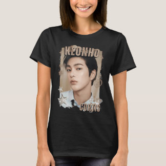 CORTISs Keonho Kpop Boy Group Black and White Coll T-Shirt