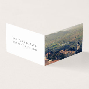 Cortona Tuscany Italy Business Card
