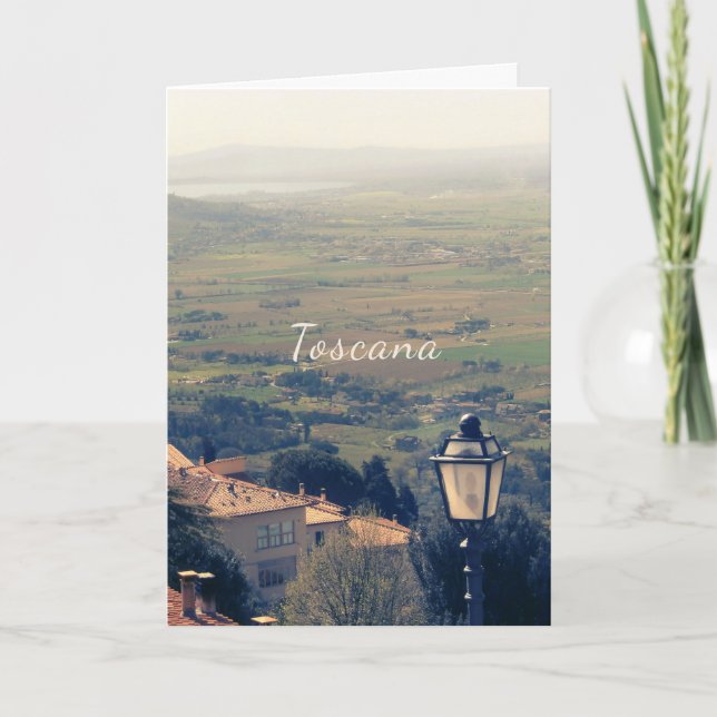 Cortona Tuscany Italy Note Card (Front)