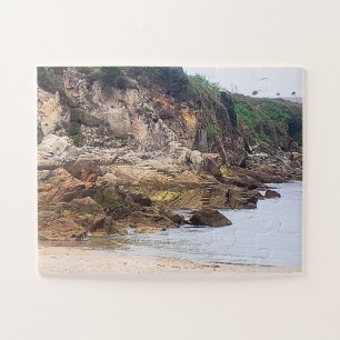 Coruna, Spain   Cliffs By The Seashore Dementia Jigsaw Puzzle
