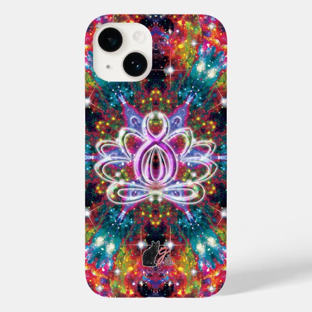 Coruscation Zen Lotus Case-Mate iPhone Case (Back)