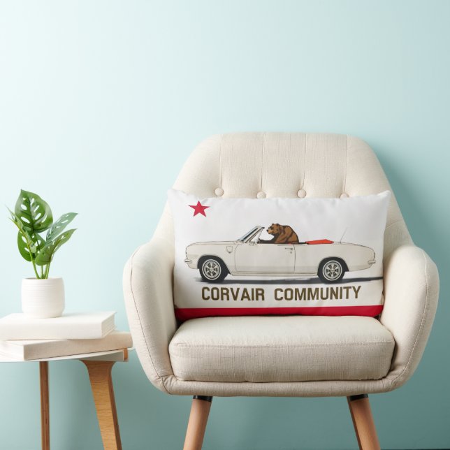 Corvair Community California LM Convertible Flag Lumbar Cushion (Chair)