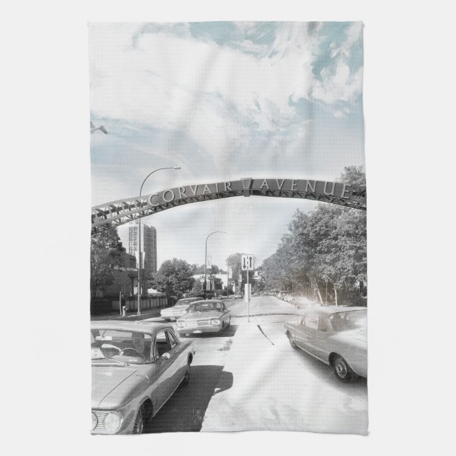 Corvair Tea Towel (Vertical)