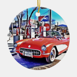 Corvette 66 ceramic tree decoration