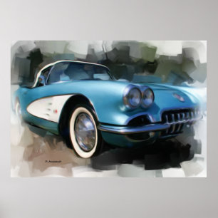 Corvette Art Print