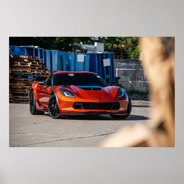 Corvette C7 Z06 Poster (Front)