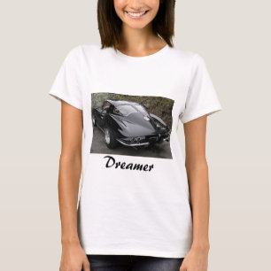 Corvette Classic Black Split Window T-Shirt