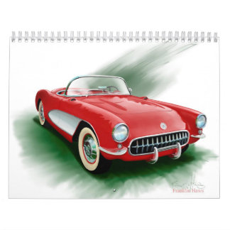 Corvette Custom Printed Calendar