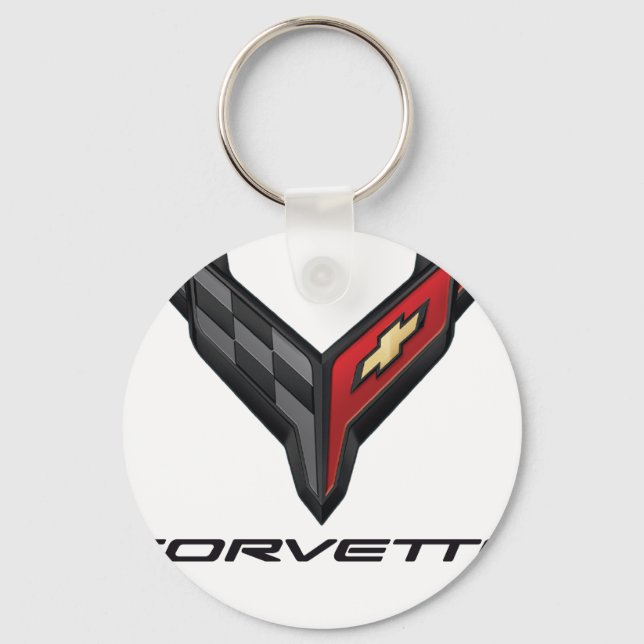 corvette logo2 key ring (Front)