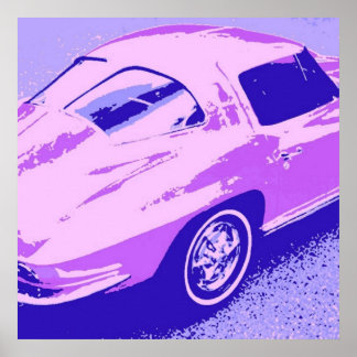 Corvette Split Window Poster