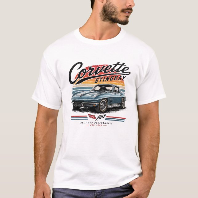 Corvette Stingray Classic T-Shirt (Front)