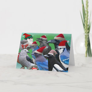 Corvid Christmas Holiday Card