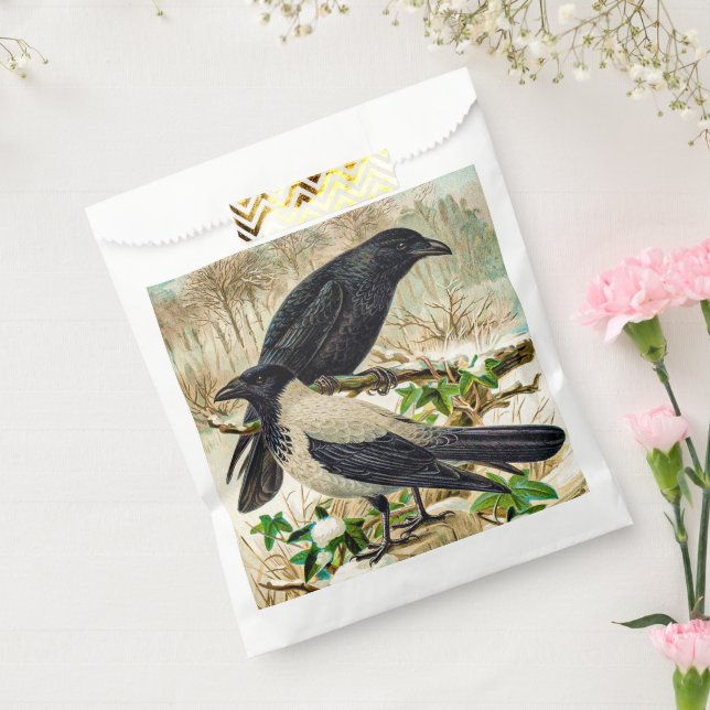 Corvids - Crows Blackbird Raven Favour Bags (Sealed)
