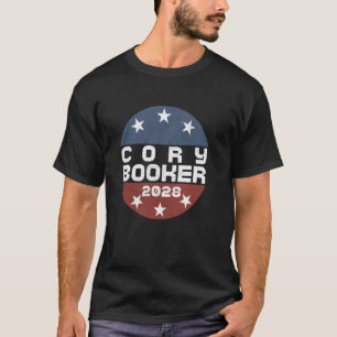 Cory Booker 2028 Campaign Election Patriotic Round T-Shirt