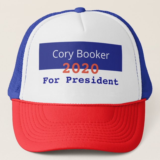Cory Booker for President 2020 Election Trucker Hat (Front)