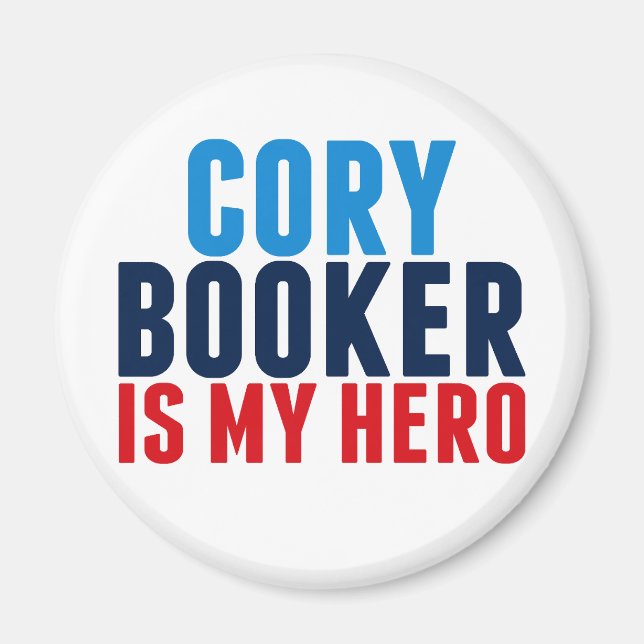 Cory Booker is My Hero Magnet (Front)
