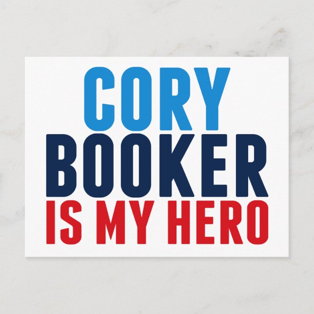 Cory Booker is My Hero Postcard (Front)