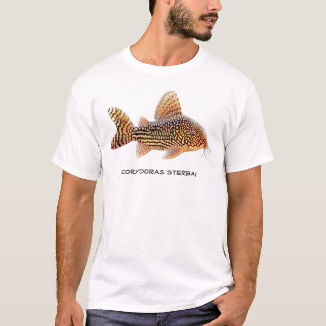 Corydoras Sterbai Fish T-Shirt (Front)