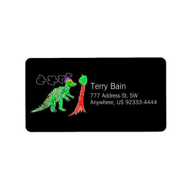 Corythosaurus Label (Front)