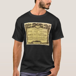 Così Fan Tutte Playbill (Mozart) T-Shirt