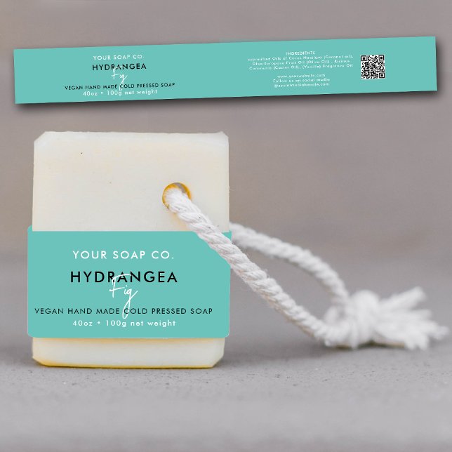 Cosmetic Bar Soap Band Template Product Label Wrap Invitation Belly Band (Creator Uploaded)