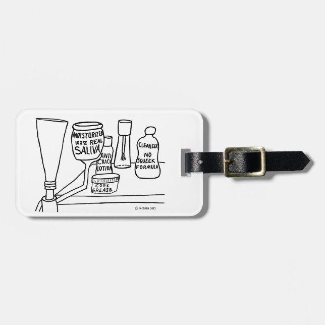 Cosmetics Luggage Tag (Front Horizontal)