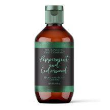 Cosmetics or Soap Packaging Label - Black + Green