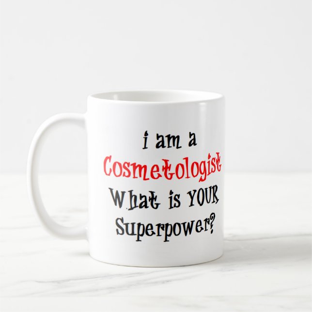 cosmetologist coffee mug (Left)