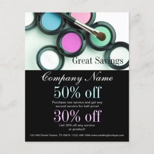cosmetologist Eyeshadow cosmetics makeup artist Flyer