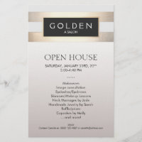 Cosmetologist Gold Stripes Hair Salon and Spa