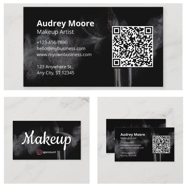 Cosmetologist Makeup Artist Business Card (Cosmetologist Makeup Artist Business Card
)