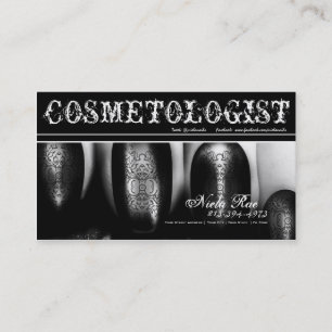 Cosmetologist/ Nail Technician Business Card
