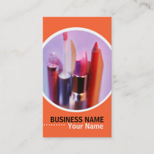 Cosmetologist or Makeup Artist Business Cards