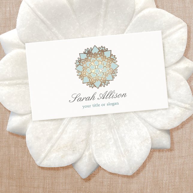 Cosmetologist Organic Skincare Spa and Salon Logo Business Card (Creator Uploaded)