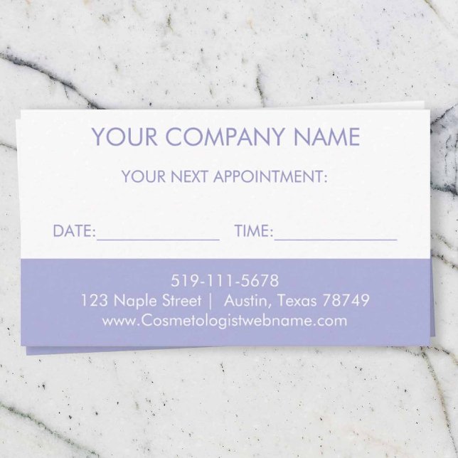 Cosmetologist Reminder Card (Creator Uploaded)