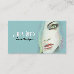 Cosmetology Beauty Makeup Artist Business Card