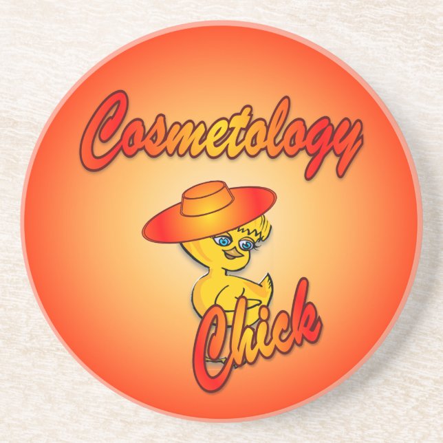 Cosmetology Chick #5 Coaster (Front)