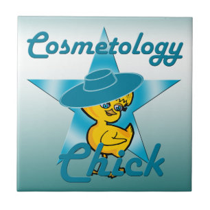 Cosmetology Chick #7 Tile