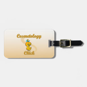 Cosmetology Chick Luggage Tag