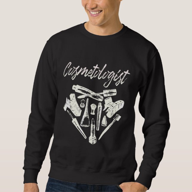Cosmetology Graduate Licensed Cosmetologist 22 Sweatshirt (Front)
