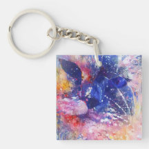 Cosmic Abstract Cat Dreamscape 