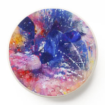 Cosmic Abstract Cat Dreamscape 